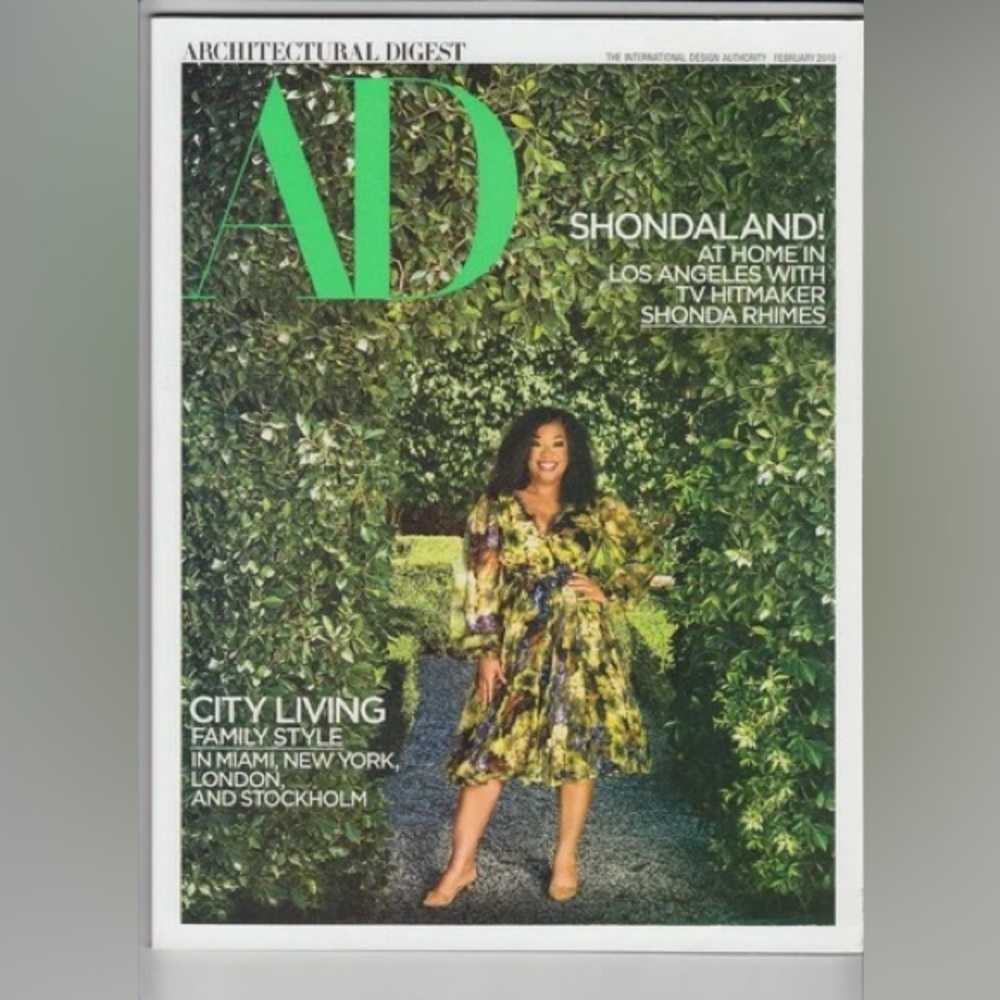 AD Architectural Digest Shondaland february 2019 New